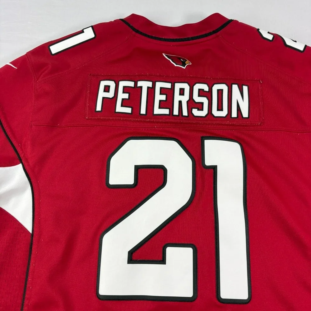 Patrick Peterson Jersey Men 2XL Red Arizona Cardinals Nike On Field Stitched NFL